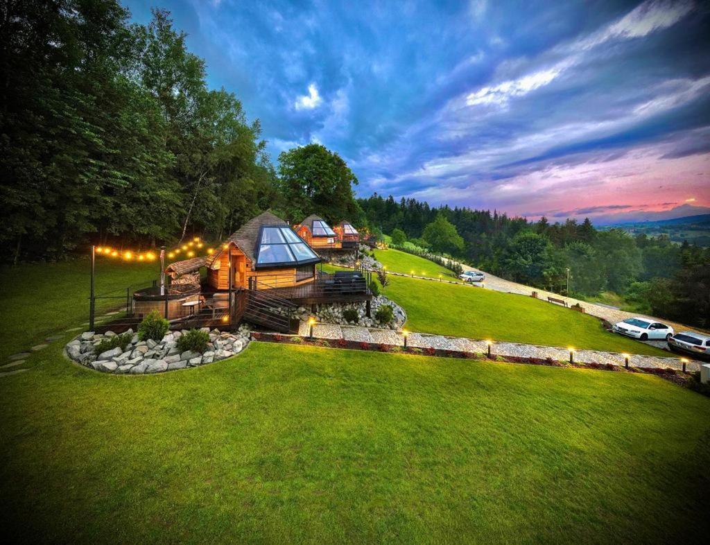 Osada Poli Koniakow - Panoramiczny Domek Nr 5 Z Prywatna Balia I Hydromasazem Exteriér fotografie